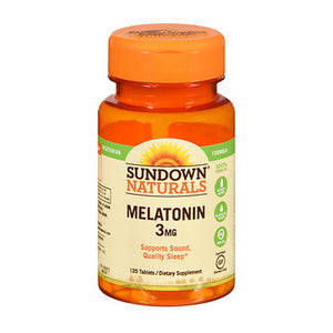 Sundown Naturals, Sundown Naturals Melatonin, 3 mg, 120 tabs