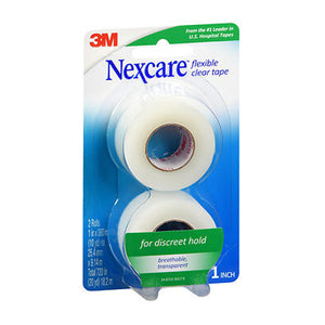 Nexcare, Nexcare First Aid Flexible Clear Tape, 1 inch 2 each
