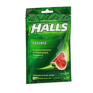 Halls, Halls Defense Vitamin C Drops, Watermelon 30 each