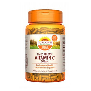 Sundown Naturals, Sundown Naturals Vitamin C Timed Release, 500 mg, 90 tabs