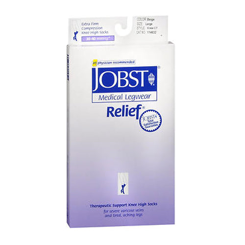 Jobst, Jobst Relief Knee High Extra Firm Compression Beige, Count of 1