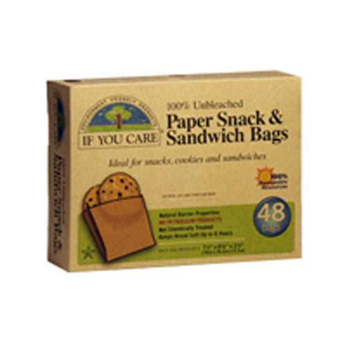 If You Care, Paper Snack and Sandwich Bags, 48 Count