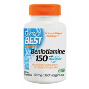 Doctors Best, Benfotiamine, 150 mg, 360 Veggi Caps
