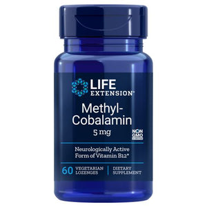 Life Extension, Methylcobalamin Dissolve In Mouth Lozenges, 5 mg, 60 loz