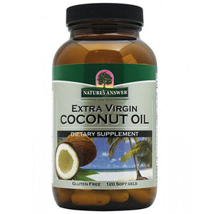 Nature's Answer, Extra Virgin Coconut Oil Soft Gel, 120 sgels