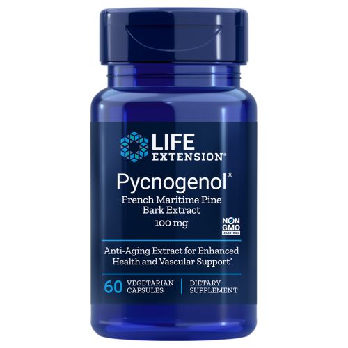 Life Extension, Pycnogenol French Maritime Pine Bark Extract, 100 mg, 60 VEG CAPS