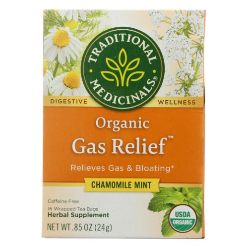 Traditional Medicinals, Organic Gas Relief Tea, 16 BAGS
