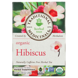 Traditional Medicinals, Organic Hibiscus Tea, 16 BAGS