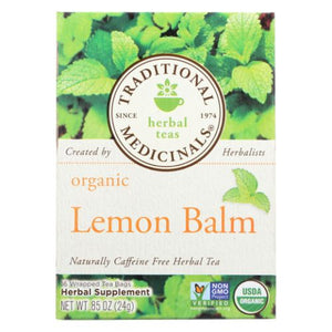 Traditional Medicinals, Organic Lemon Balm Tea, 16 Bags