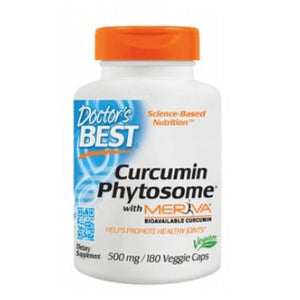 Doctors Best, Curcumin Phytosome Meriva, 500 mg, 180 Veg Caps