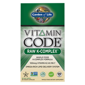 Vitamin code Raw K-Complex 60 vcaps by Garden of Life