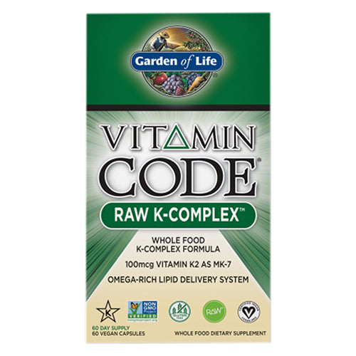 Garden of Life, Vitamin code, Raw K-Complex 60 vcaps