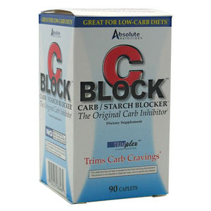 Absolute Nutrition, C-Block Carb and Starch Blocker, 90 Caplets