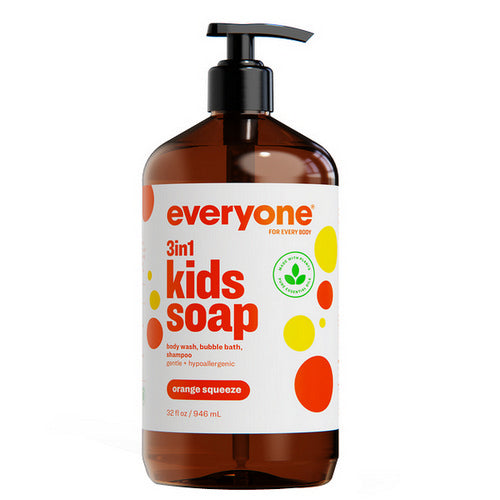 EO Products, Everyone Soap For Kids, Orange Squeeze 32 OZ