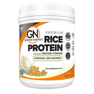 Growing Naturals, Organic Rice Protein, Original 1 LB