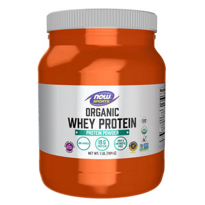 Now Foods, Organic Whey Protein, Natural Unflavored 1 LB