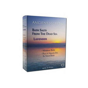 Ancient Secrets, Dead Sea Bath Salt, Lavender 1 Lb