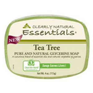 Clearly Natural, Glycerine Bar Soap, Tea Tree 4 oz