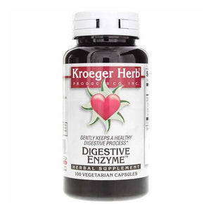 Kroeger Herb, Digestive Enzyme, 100 VCaps