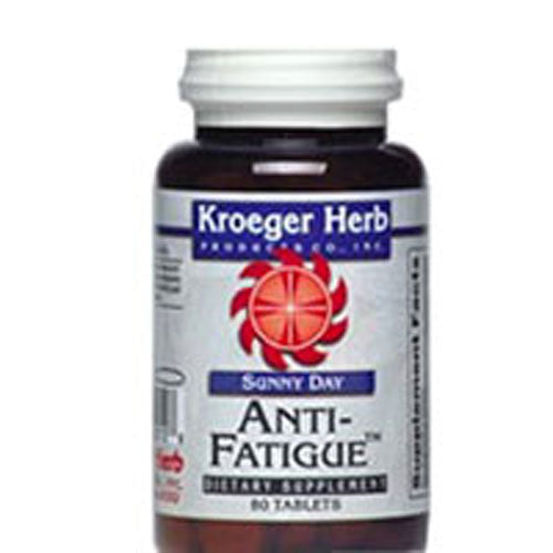 Kroeger Herb, Anti - Fatigue, 80 Tabs
