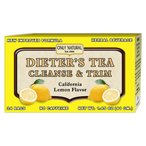 Only Natural, Dieter's Cleansing Tea, Lemon 24 Bags