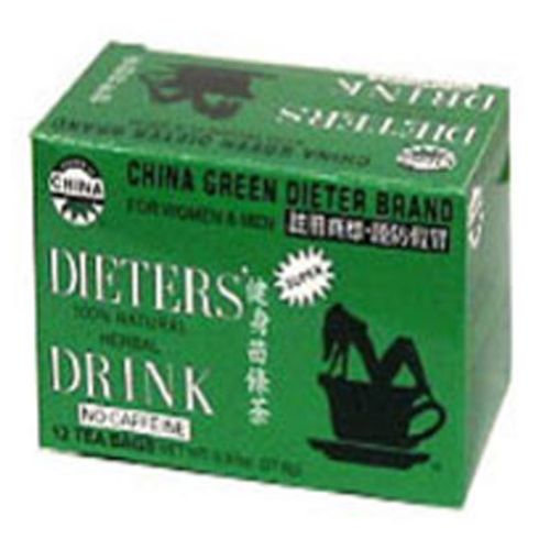 Uncle Lees Teas, Dieters Tea China Green, 12 Bags