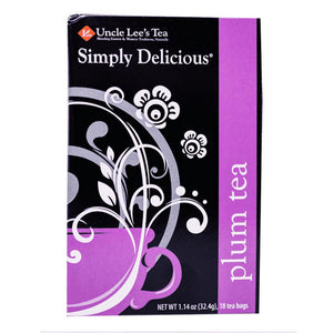 Uncle Lees Teas, Simply Delicious Plum Tea, 18 Bags