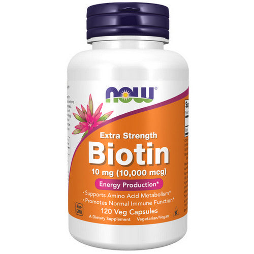 Now Foods, Biotin Extra Strength, 120 vcaps