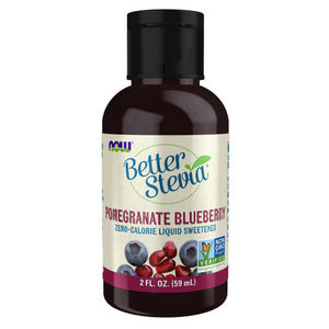Now Foods, Better Stevia Liquid Sweetener, Pomegranate Blueberry 2 fl oz
