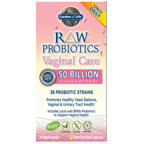 Garden of Life, Garden Of Life Raw Probiotics Vaginal Care, 30 Caps