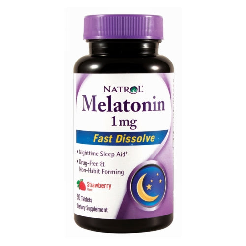 Natrol, Melatonin, 1 mg, Fast Dissolve 90 Tabs