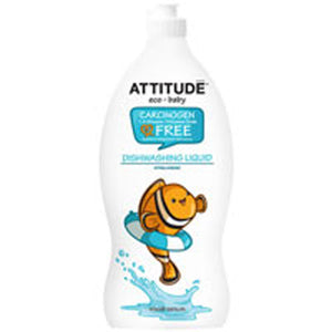 Attitude, Dishwashing Liquid, Fragrance Free 23.7 Oz