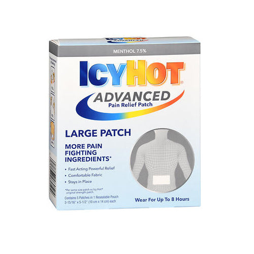 Icy Hot, Icy Hot Advanced Relief Pain Patch, 5 each