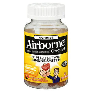 Airborne Gummies Assorted Fruit Flavors 21 Each by Airborne