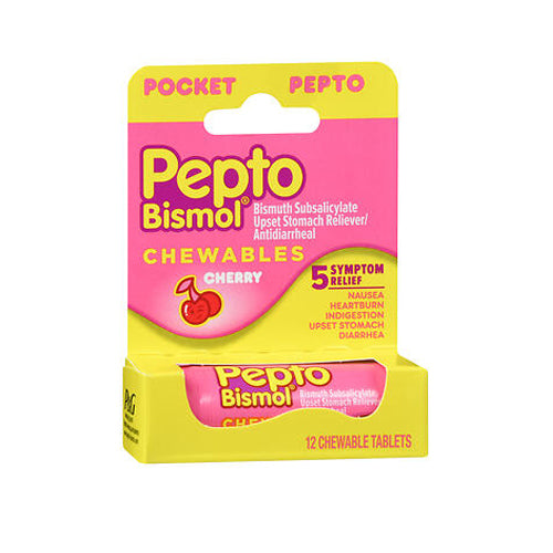Pepto-Bismol, Pepto-Bismol To-Go Tablets, 12 Tabs