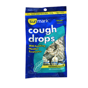 Sunmark, Sunmark Cough Drops, Menthol Flavor 30 Each