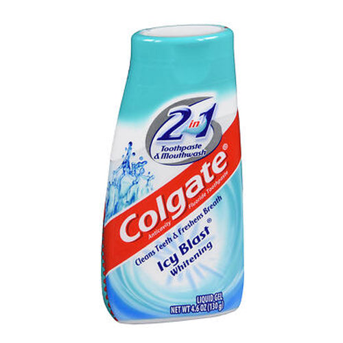 Colgate, Colgate 2-in-1 Toothpaste and Mouthwash Icy Blast Whitening, 4.6 oz