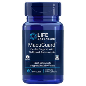 Life Extension, Macuguard Ocular Support Plus Astaxanthin and C3G, 60 Sgels