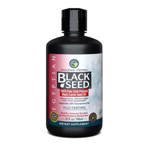 Amazing Herbs, Egyptian Black Seed Oil, 32 oz