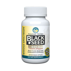 Amazing Herbs, Black Seed Gold, 60 Caps