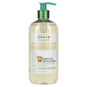 Nature's Baby Organics, Shampoo and Body Wash, Coconut Pineapple 16 oz