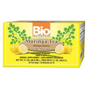 Bio Nutrition Inc, Moringa Tea, Lemon 30 Bags