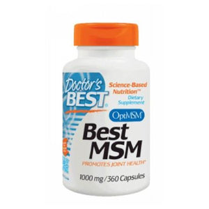 Doctors Best, Best MSM, 1000 mg, 360 Caps