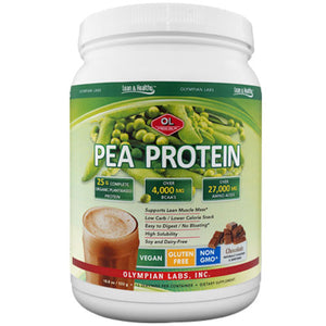 Pea Protein 488 Gm, 13 Servings, Chocolate by Olympian Labs