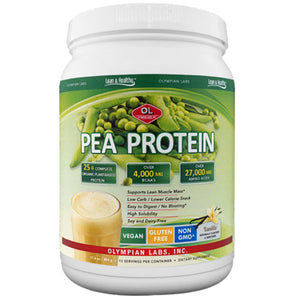 Pea Protein 534 Gm, 13 Servings, Vanilla by Olympian Labs