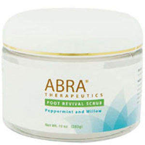 Abra Therapeutics, Foot Revival Scrub, 10 Oz, Peppermint and Willow