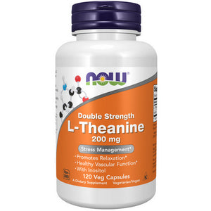 Now Foods, L-Theanine, 120 Vcaps