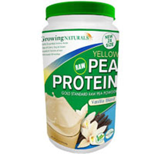 Growing Naturals, Yellow Raw Pea Protein, 2.09 Lb, Vanilla Blast