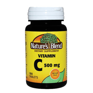 Nature's Blend, Vitamin C, 500 mg, 100 Tabs