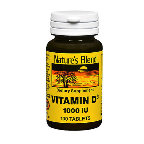 Nature's Blend, Vitamin D3, 1000 IU, 100 Tabs